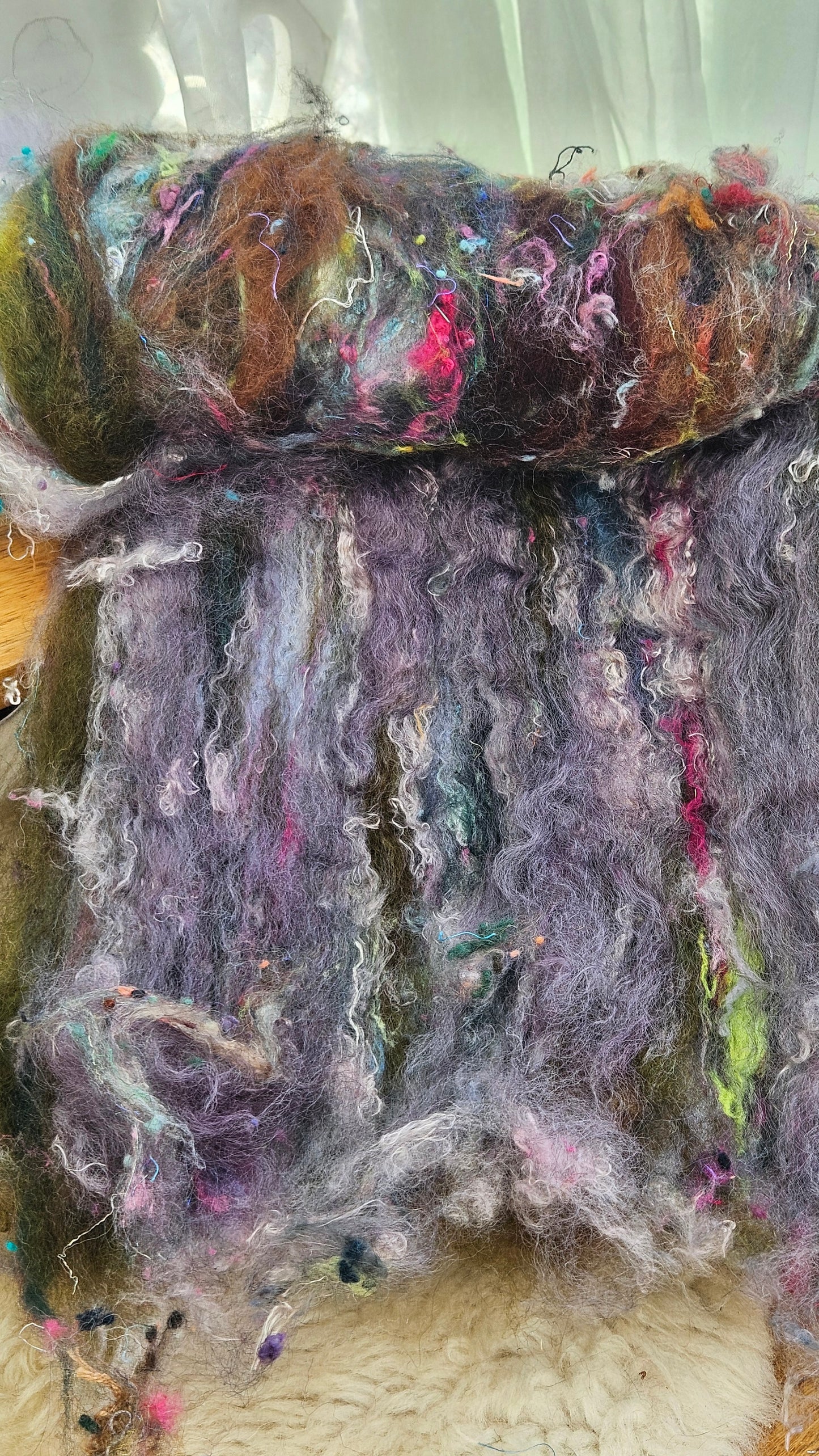 Luxe Layered Textured XL Art Batt - 256 - 4.0 ounces | 114 grams