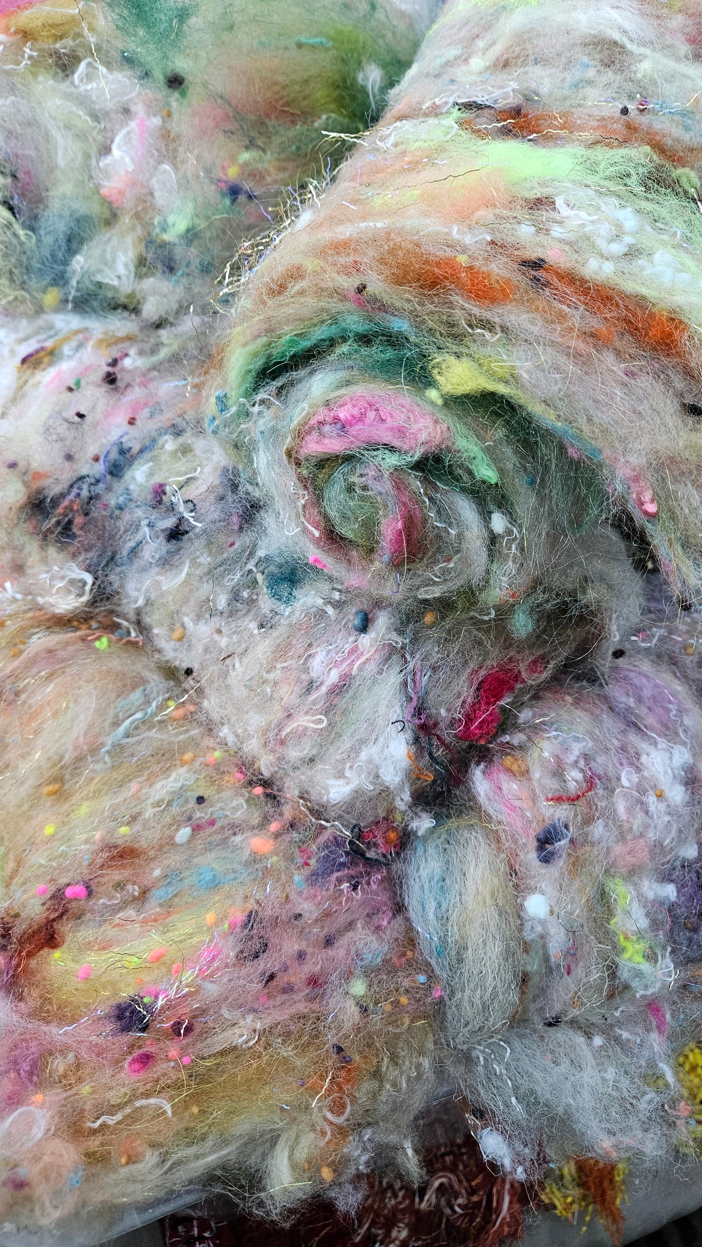 Mystery Luxe Layered Textured Art Batt - 2 ounces | 57 grams