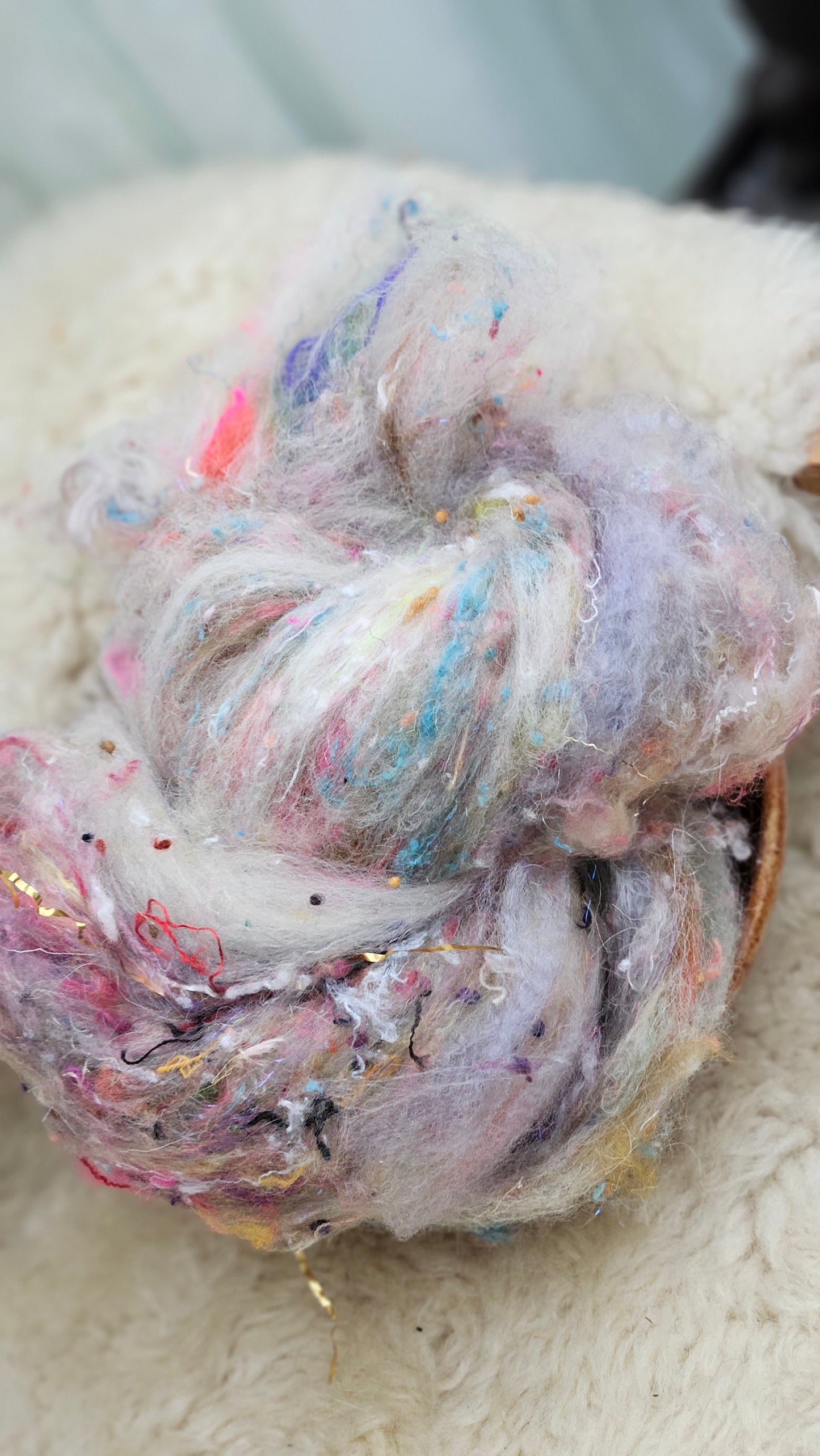 Luxe Layered Textured XL Art Batt - 204 - 3.7 ounces | 105 grams