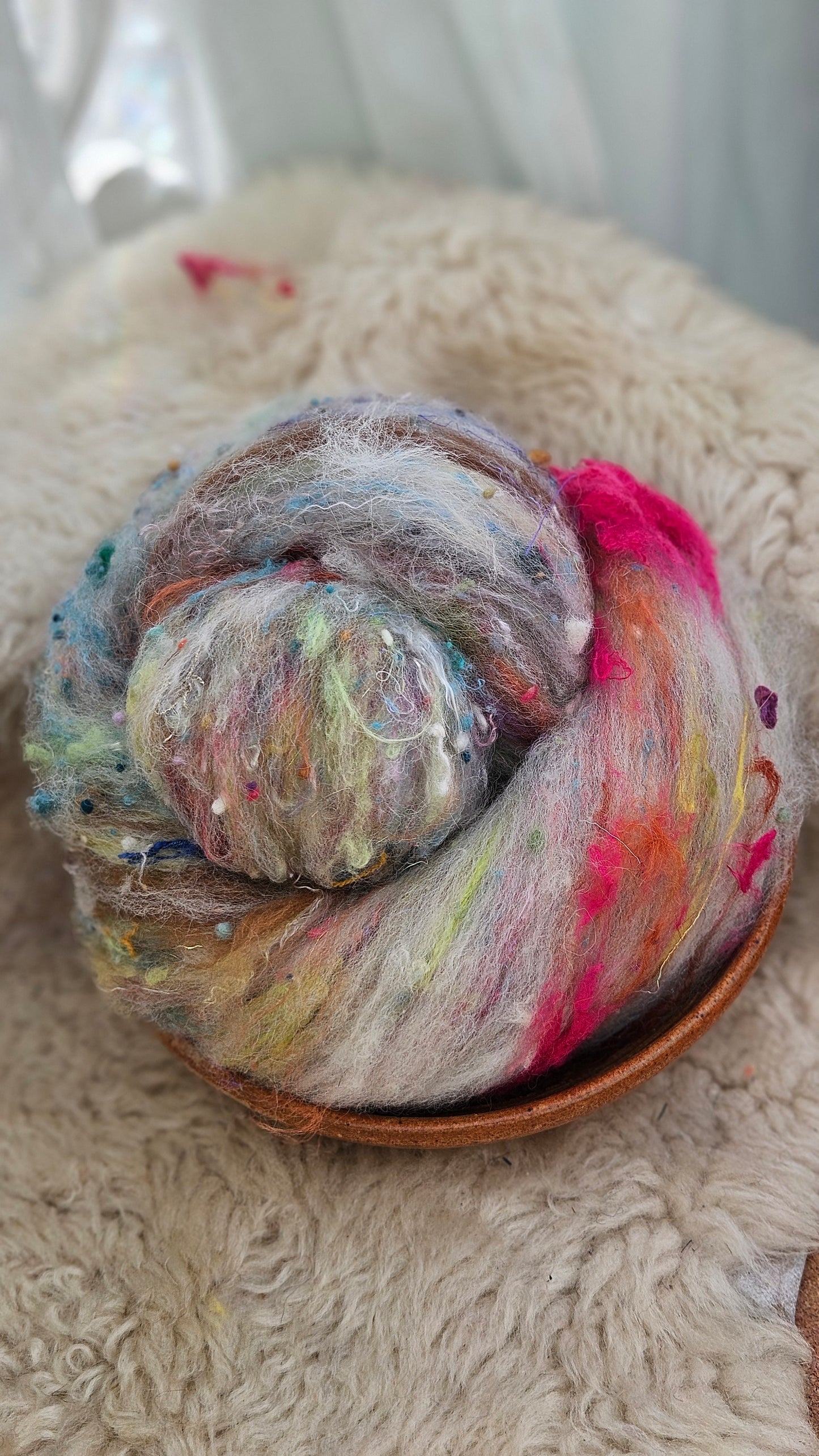 Luxe Layered Textured XL Art Batt - 259 - 2.9 ounces | 82 grams