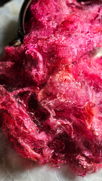 KUTNOHORITE - eucalyptus crimp fiber for spinning, blending & felting - 2 oz | 57 g