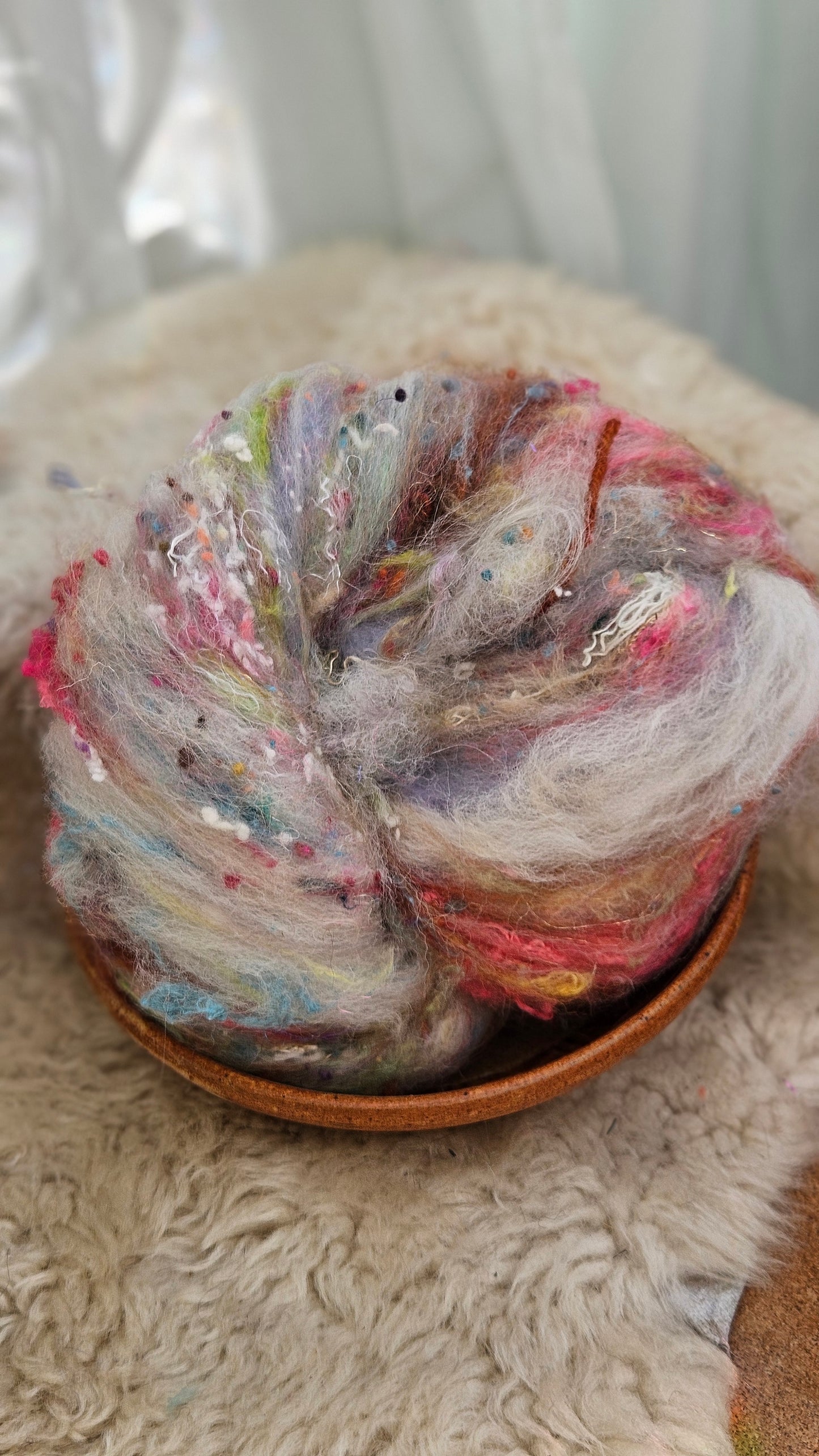 Luxe Layered Textured XL Art Batt - 262 - 3.6 ounces | 102 grams