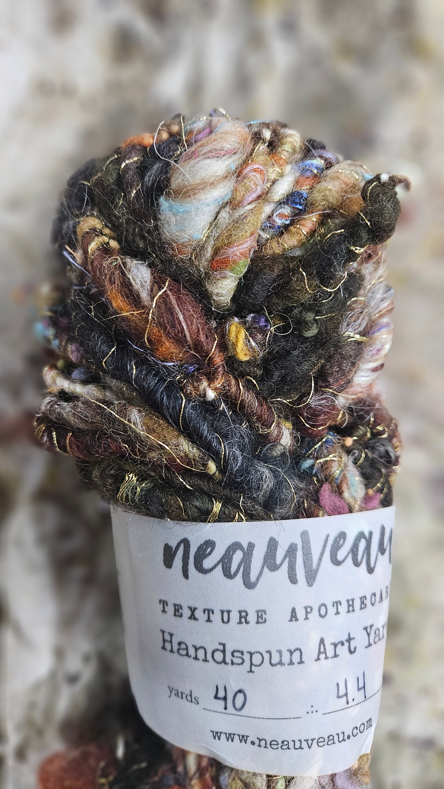 Handspun Bulky Art Yarn - Enchanted Forest Collection 10