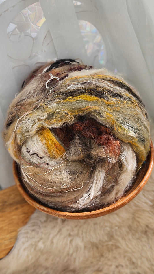 Luxe Layered Textured XL Art Batt - 236 - 3.5 ounces | 99 grams