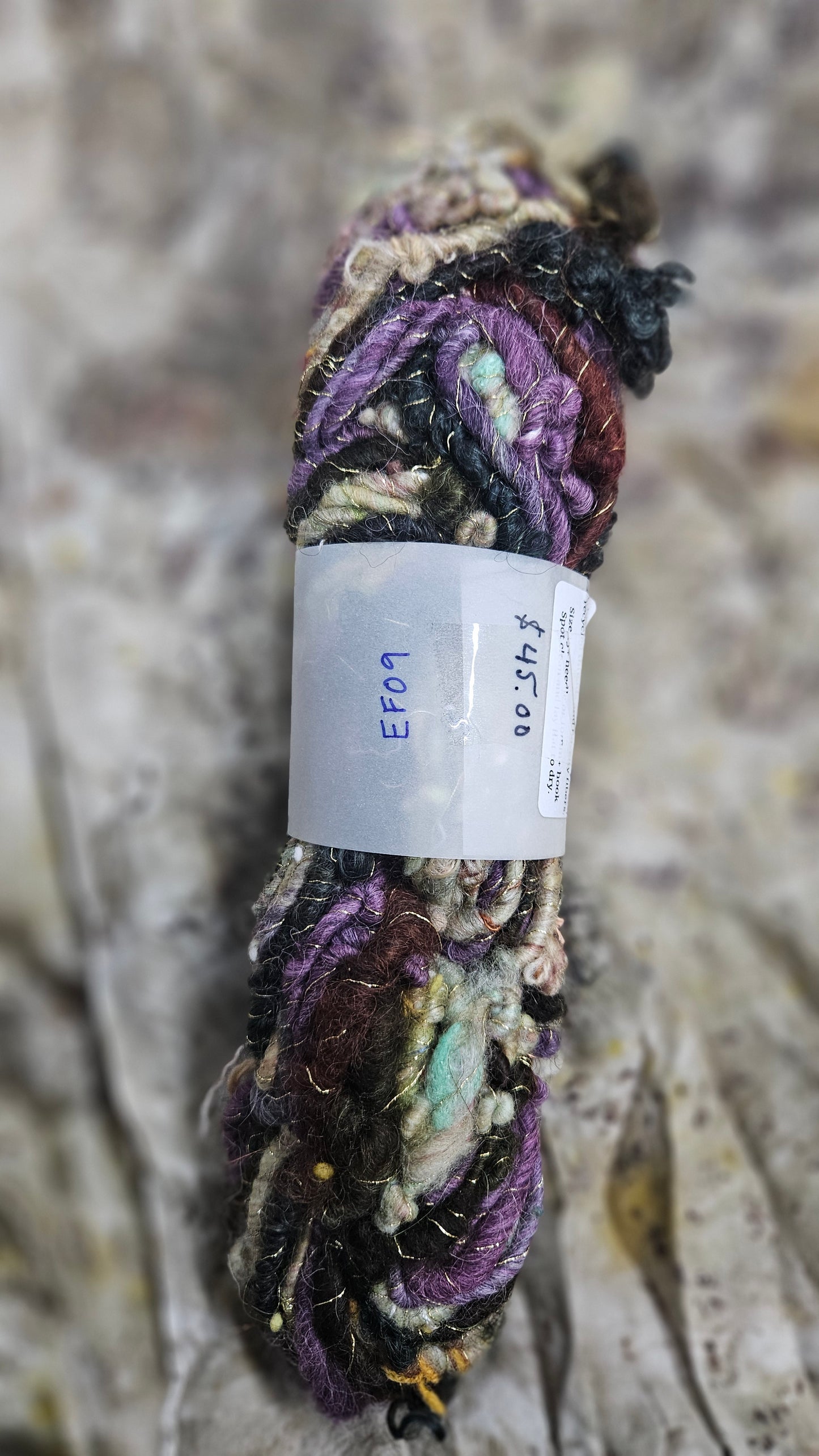 Handspun Bulky Art Yarn - Enchanted Forest Collection 09