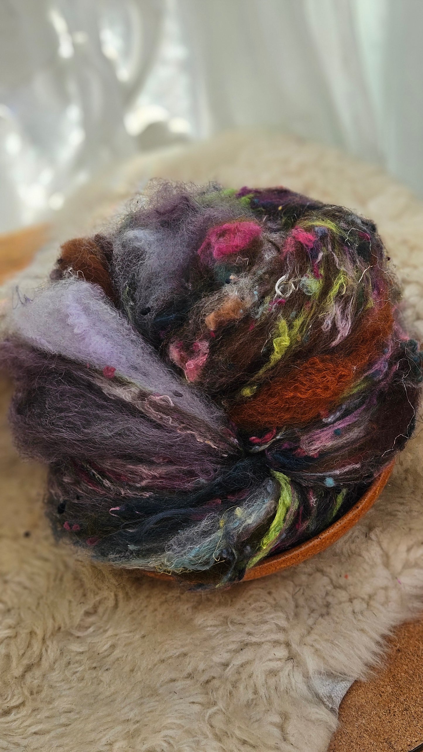 Luxe Layered Textured XL Art Batt - 256 - 4.0 ounces | 114 grams