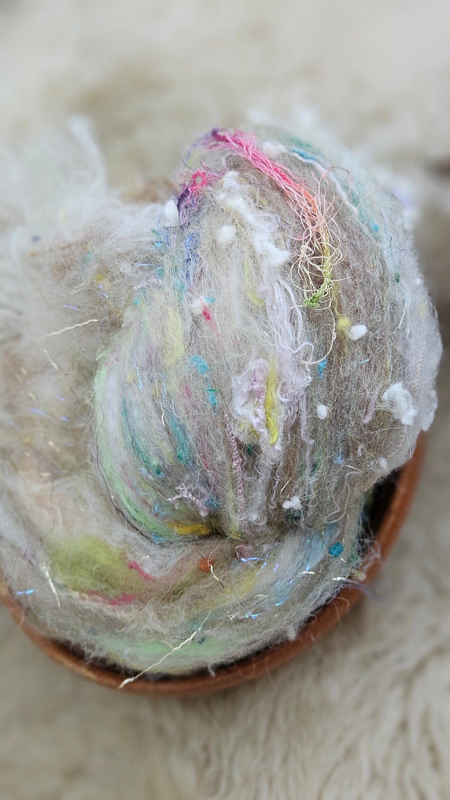 Luxe Layered Textured XL Art Batt - 246 - 2.8 ounces | 79 grams