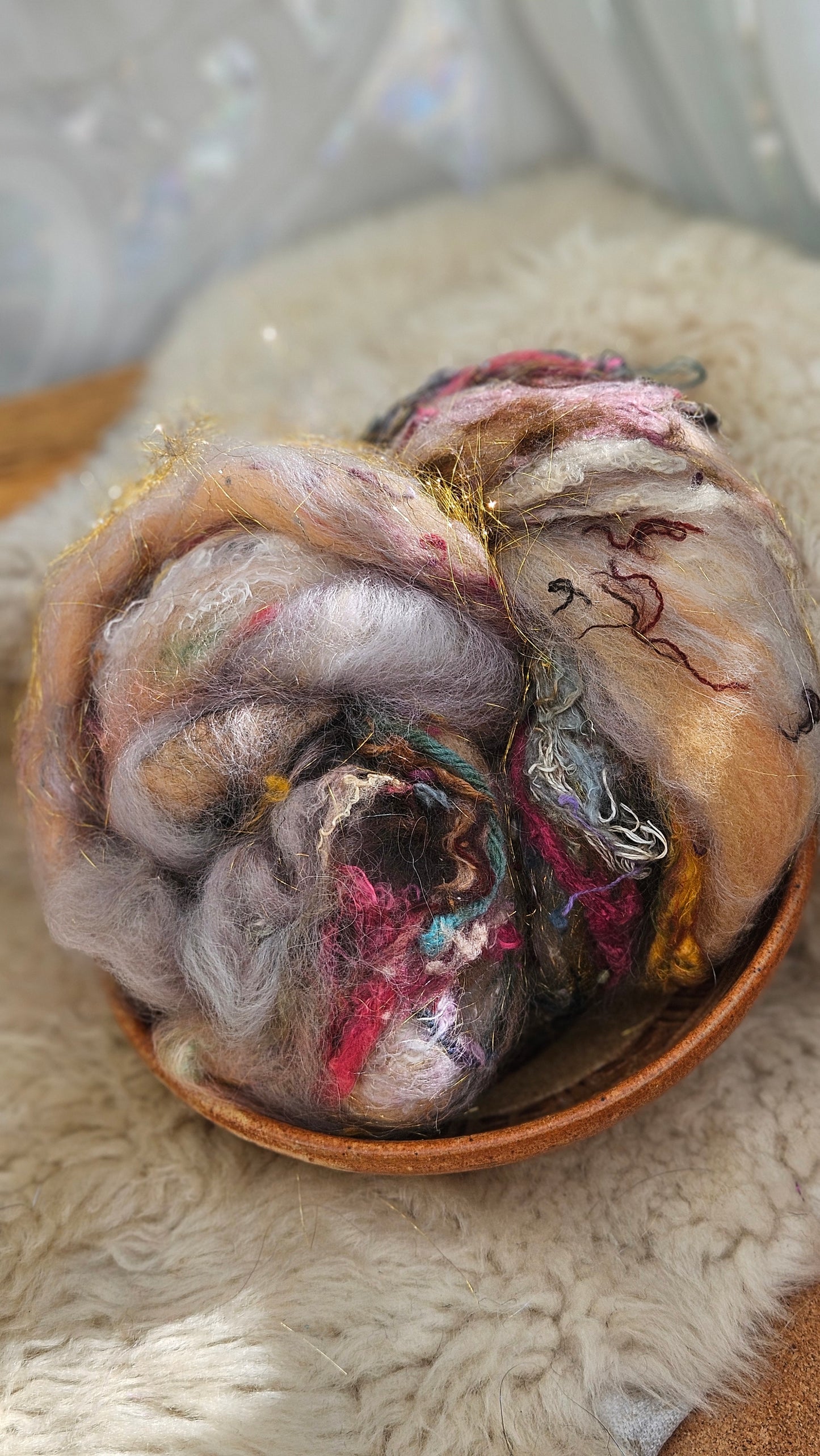 Luxe Layered Textured XL Art Batt - 234 - 3.2 ounces | 91 grams