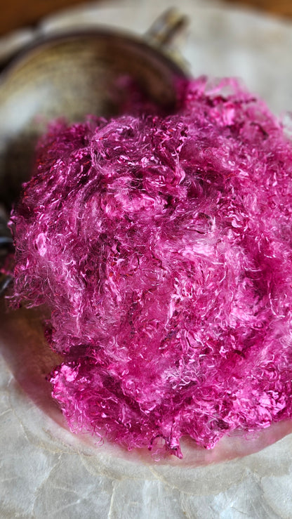 CHAMBERSITE -  eucalyptus crimp fiber for spinning, blending & felting  - 2 oz | 57 g