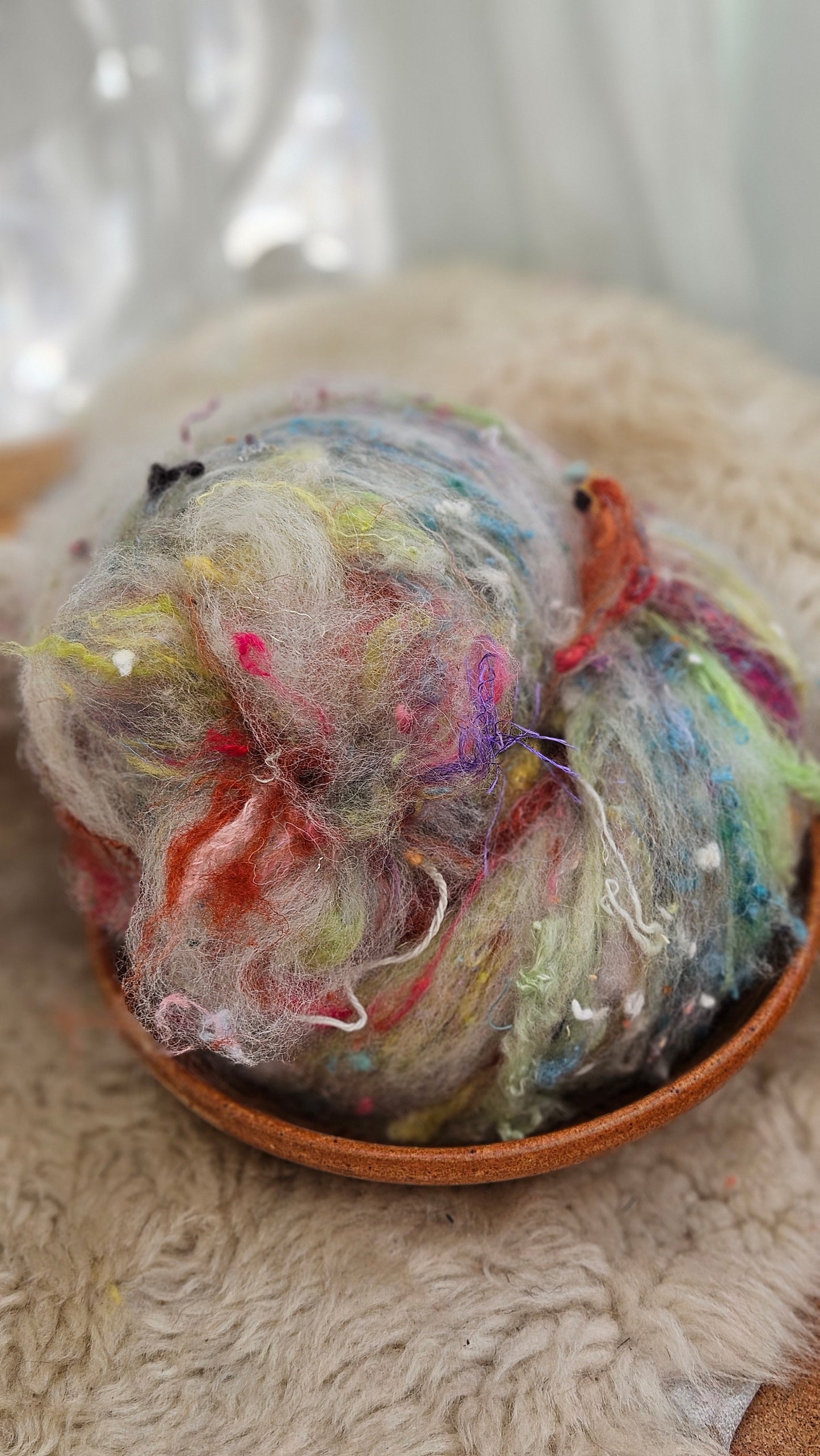 Luxe Layered Textured XL Art Batt - 259 - 2.9 ounces | 82 grams