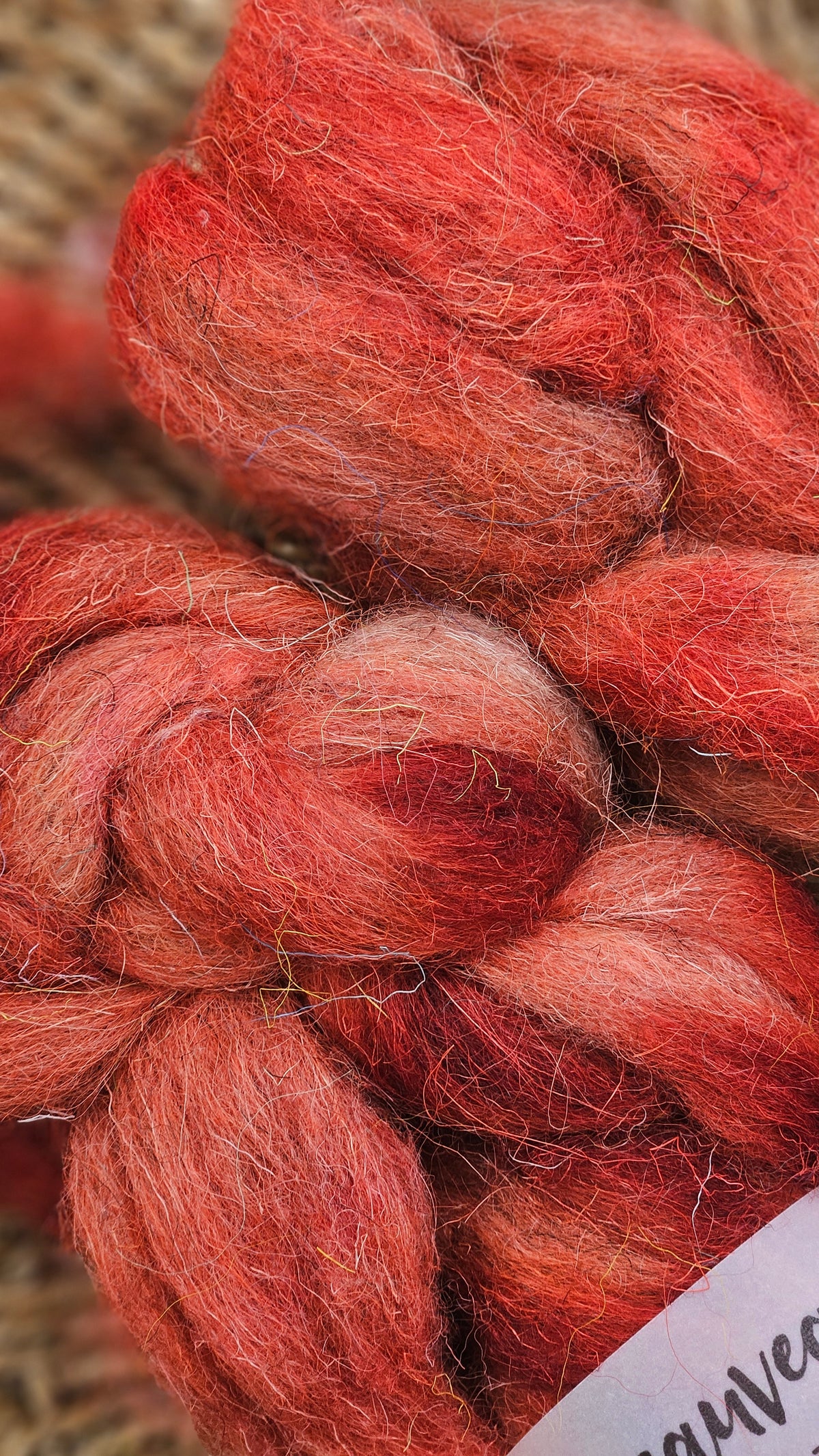 Stockings - primitive hand dyed wool roving for felting and blending - 2 ounces | 57 grams
