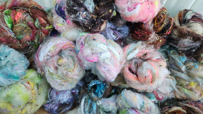 Mystery Luxe Layered Textured Art Batt - 2 ounces | 57 grams