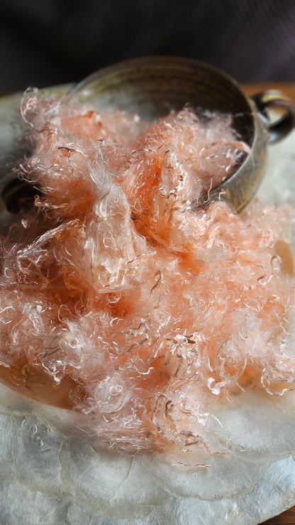 STILBITE - eucalyptus crimp fiber for spinning, blending & felting - 2 oz | 57 g