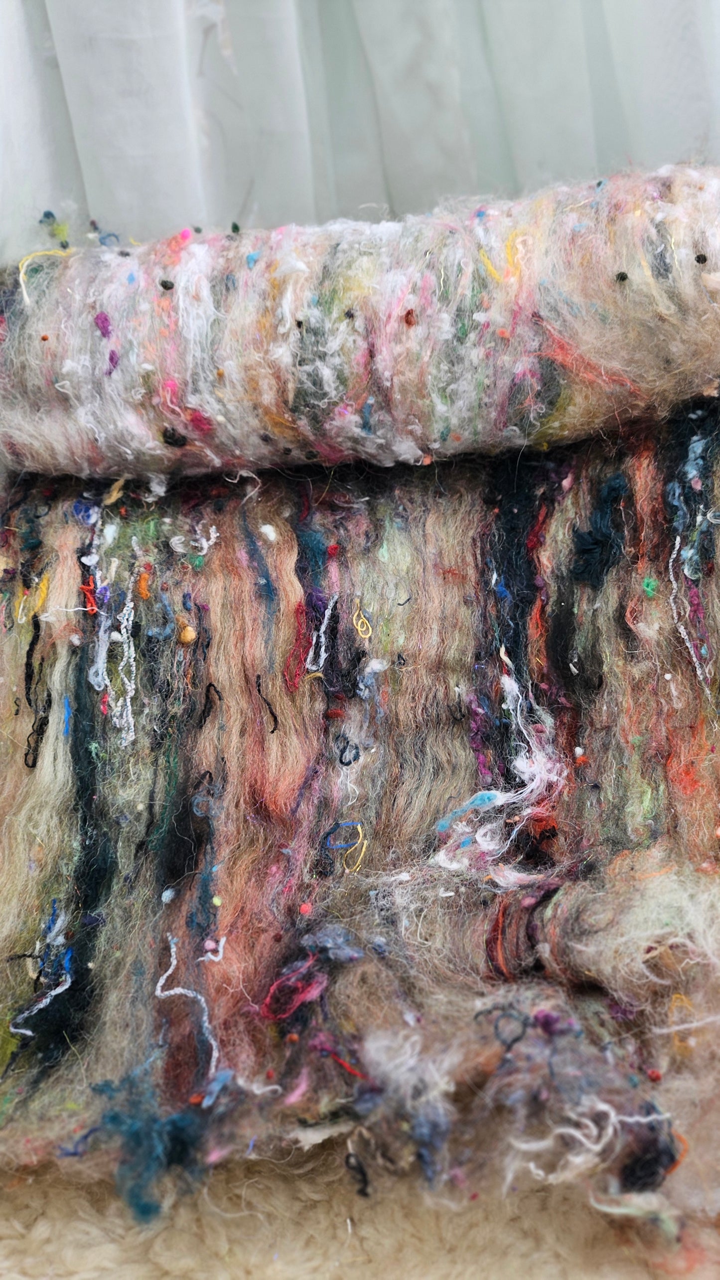 Luxe Layered Textured XL Art Batt - 222 - 3.5 ounces | 99 grams