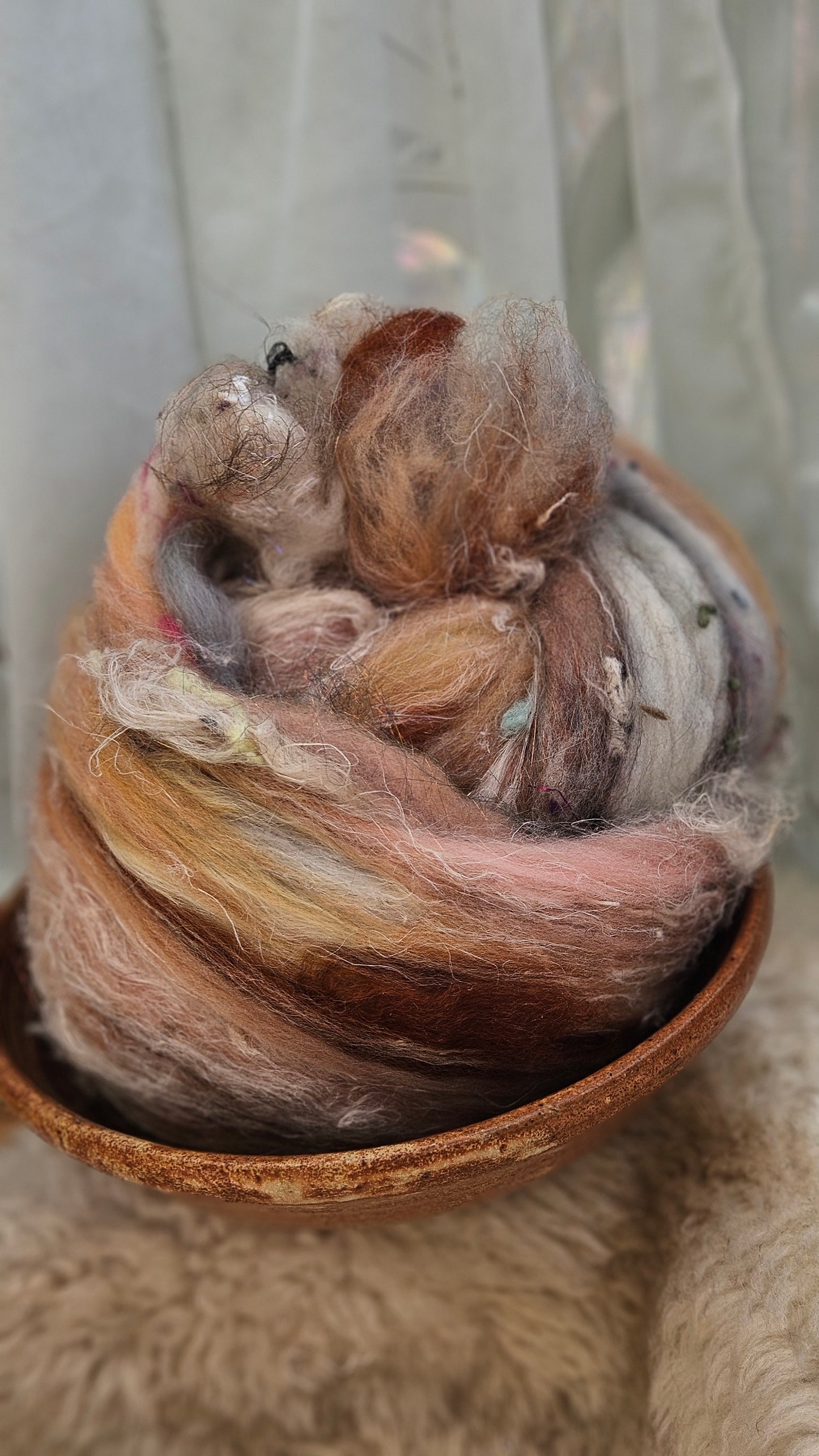 Luxe Layered Textured XL Art Batt - 228 - 4.0 ounces | 114 grams