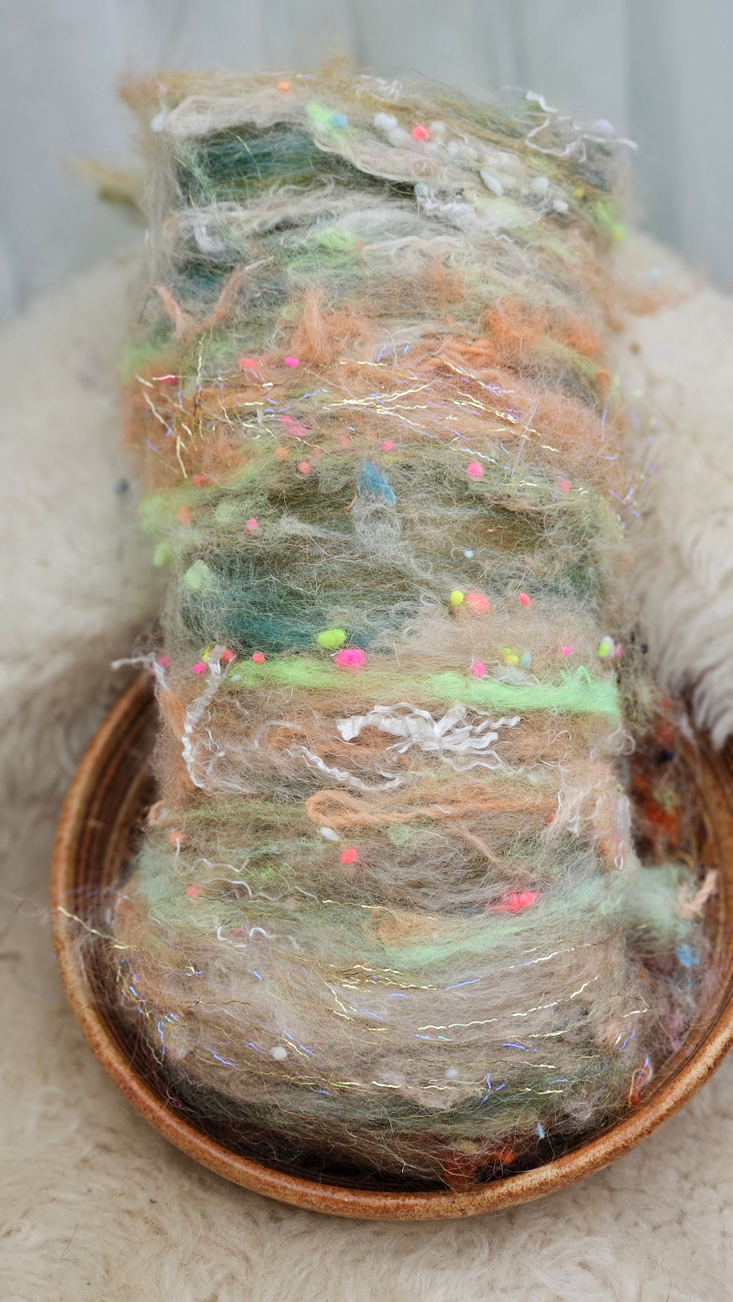 Luxe Layered Textured XL Art Batt - 212 - 4.0 ounces | 114 grams