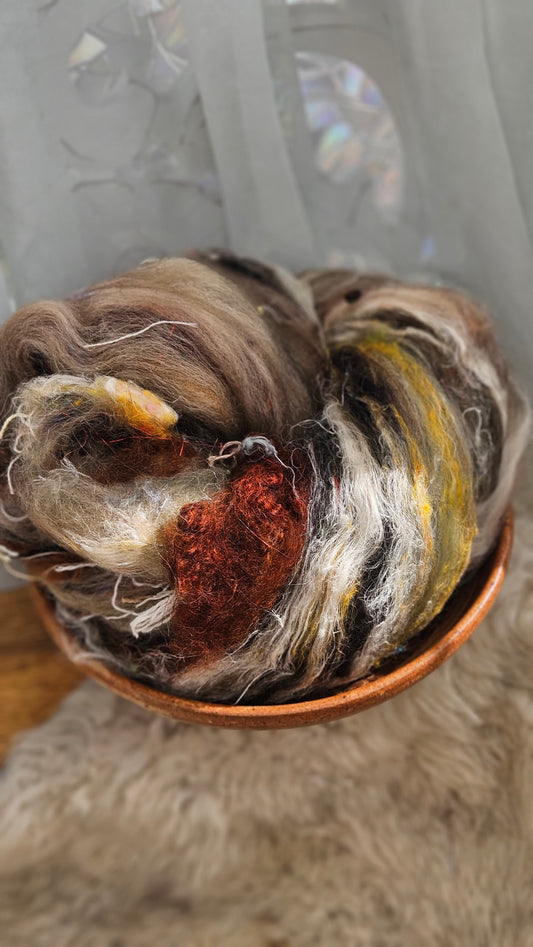 Luxe Layered Textured XL Art Batt - 236 - 3.5 ounces | 99 grams