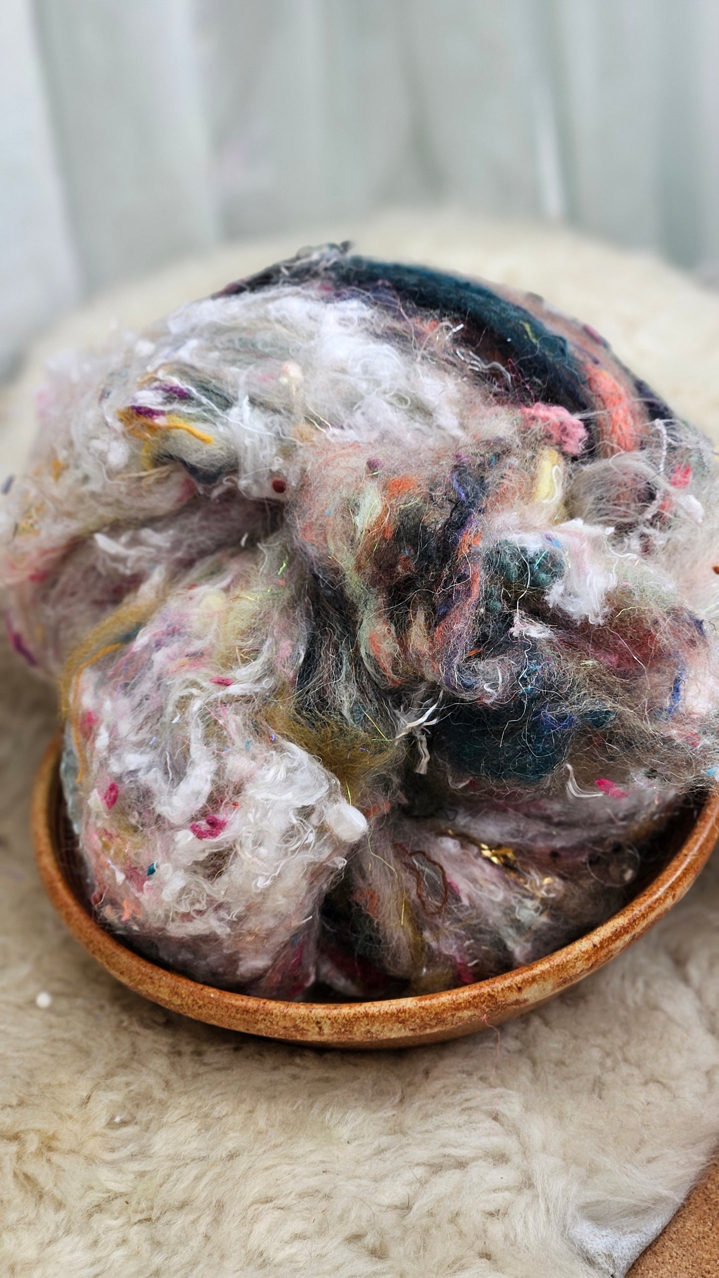 Luxe Layered Textured XL Art Batt - 222 - 3.5 ounces | 99 grams