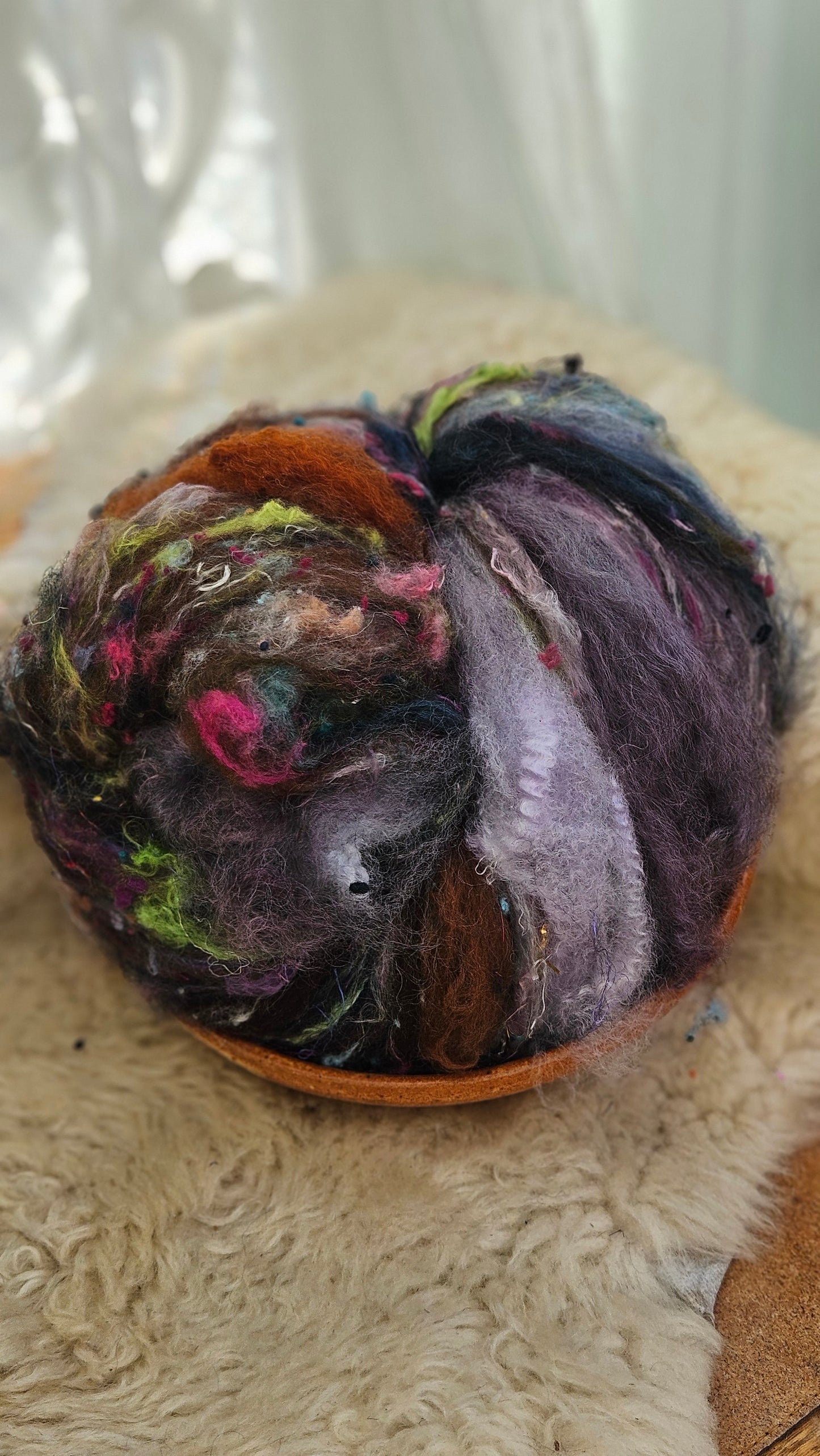 Luxe Layered Textured XL Art Batt - 256 - 4.0 ounces | 114 grams