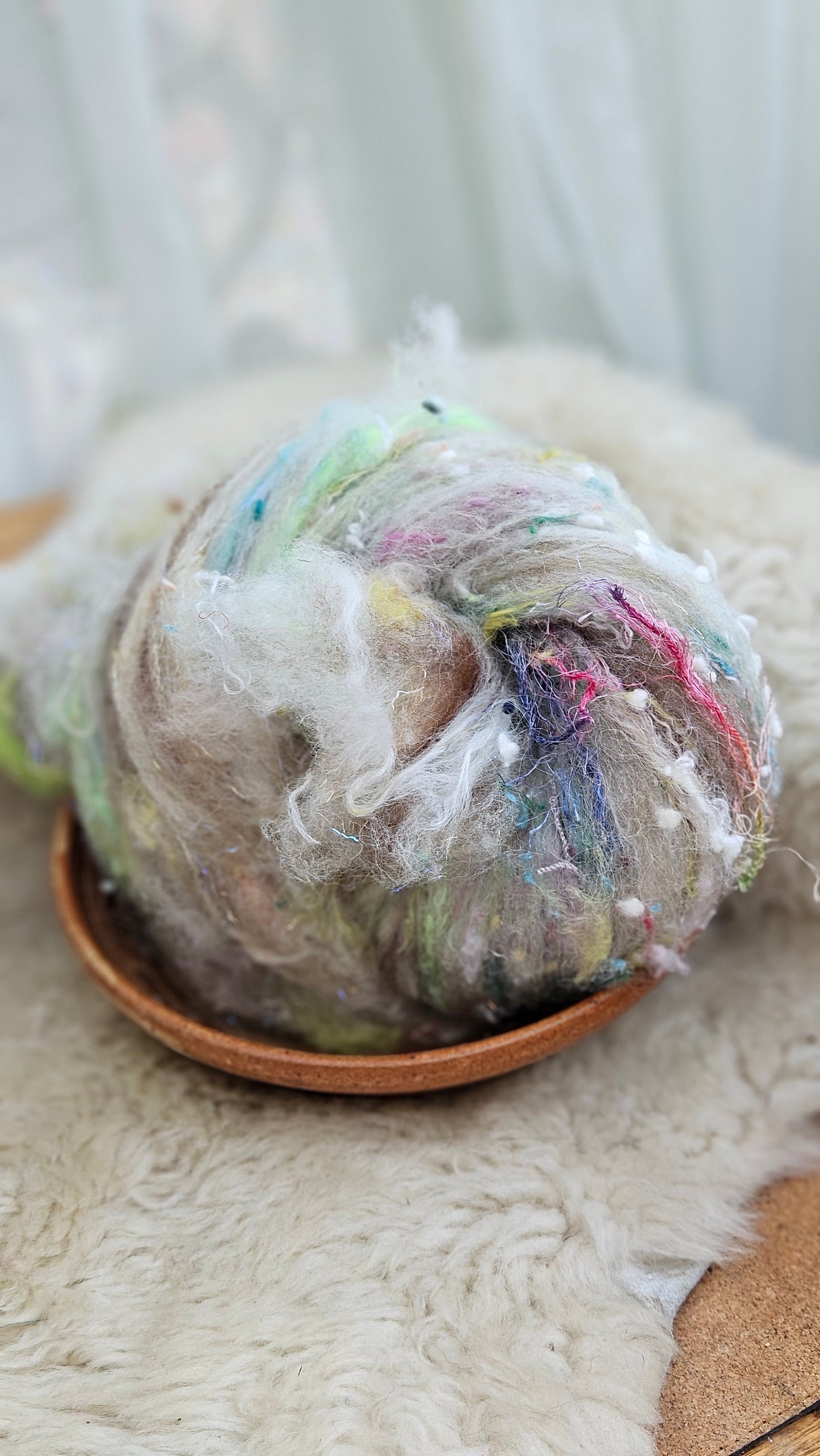 Luxe Layered Textured XL Art Batt - 246 - 2.8 ounces | 79 grams