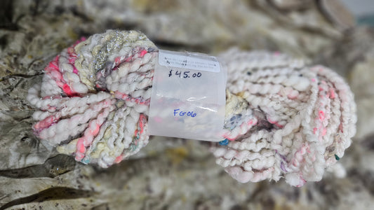 Handspun Bulky Art Yarn - Fairy Godmother 06