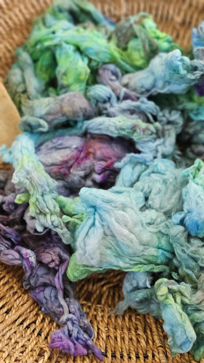 OSIRIS - organic cotton noil for blending & spinning - 1 ounce | 28 grams