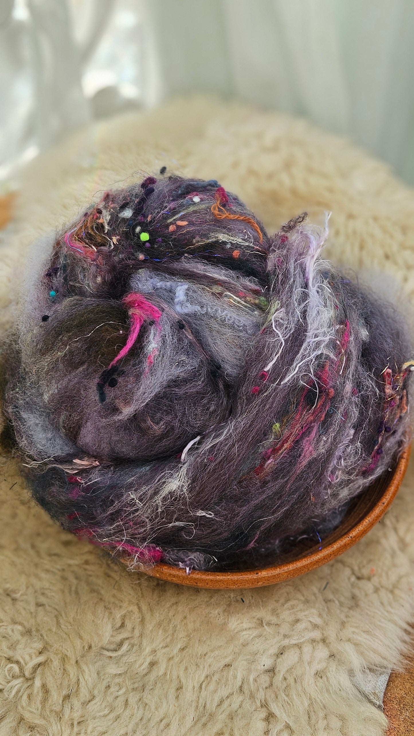 Luxe Layered Textured XL Art Batt - 260 - 4.1 ounces | 116 grams