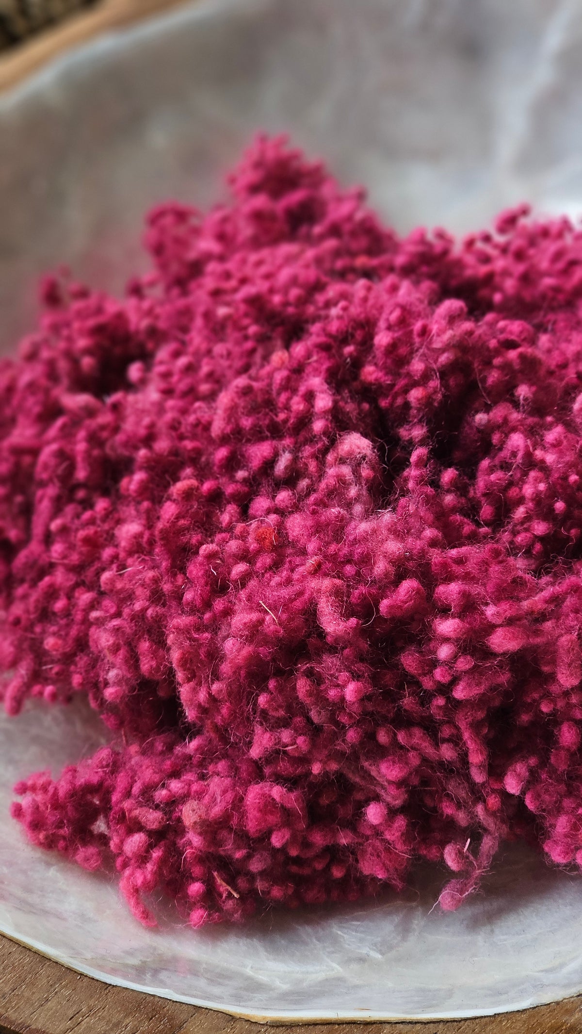 Singidunum - hand-dyed fine wool nepps for fiber blending and felting - 1 oz | 28 g