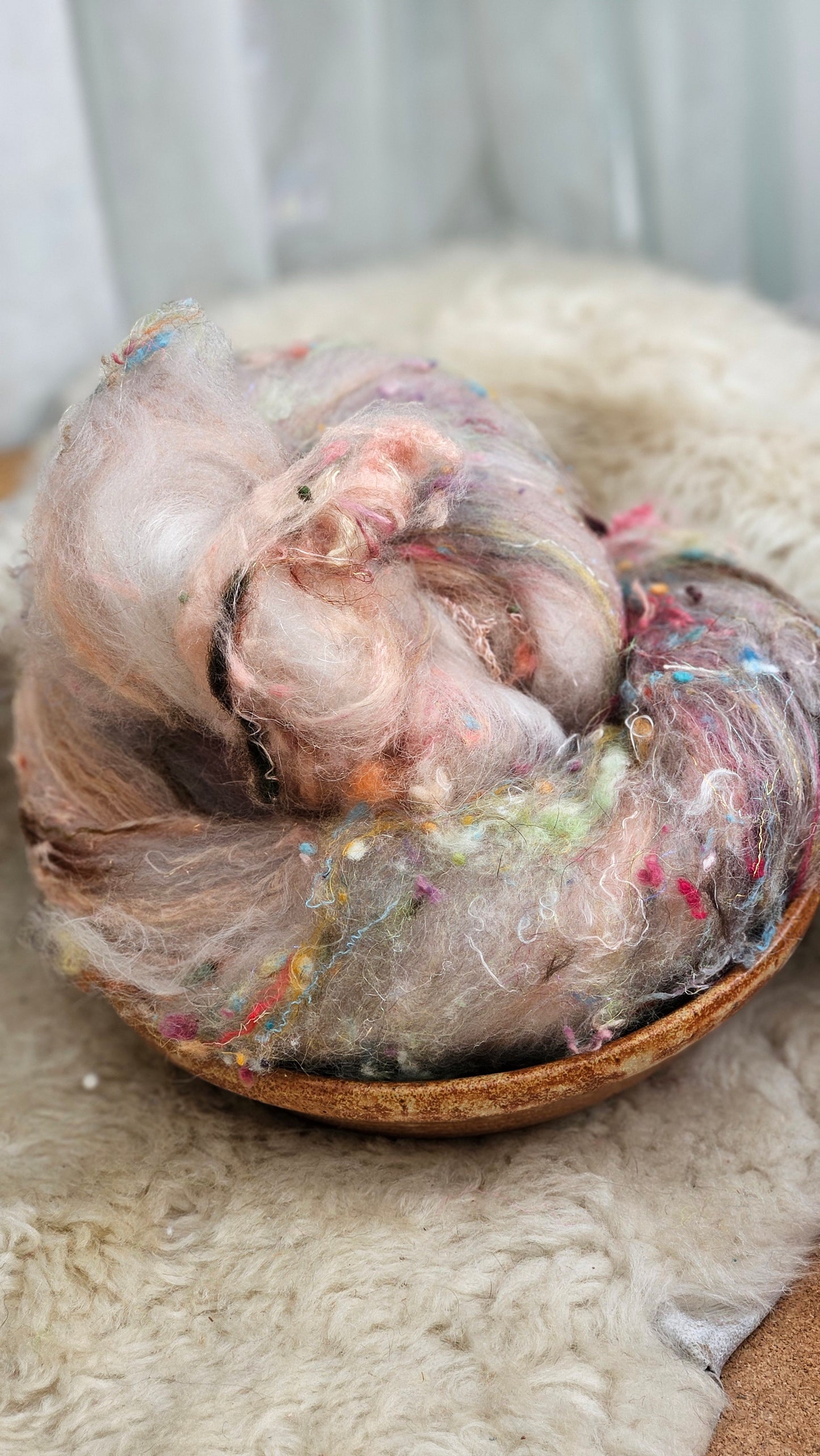 Luxe Layered Textured XL Art Batt - 223 - 3.5 ounces | 99 grams