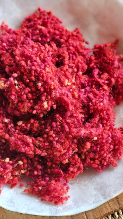Gergovia - hand-dyed fine wool nepps for fiber blending and felting - 1 oz | 28 g