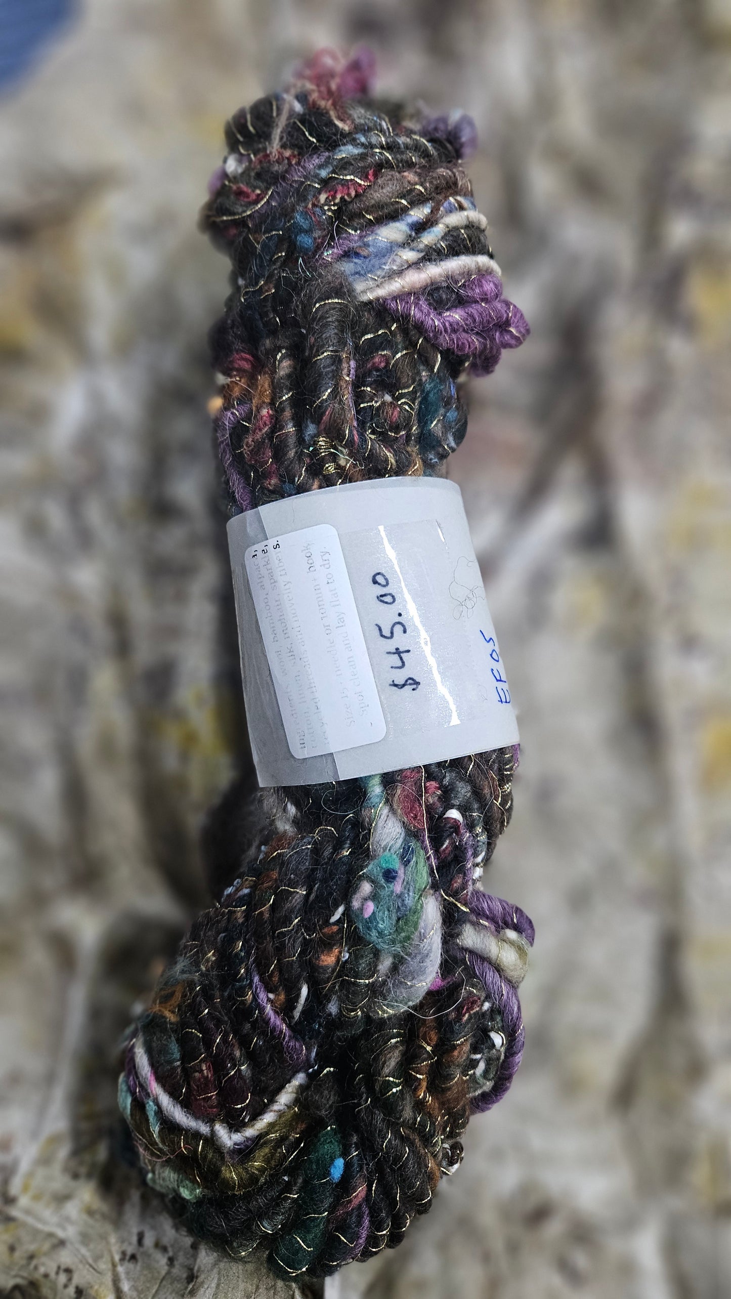 Handspun Bulky Art Yarn - Enchanted Forest Collection 05
