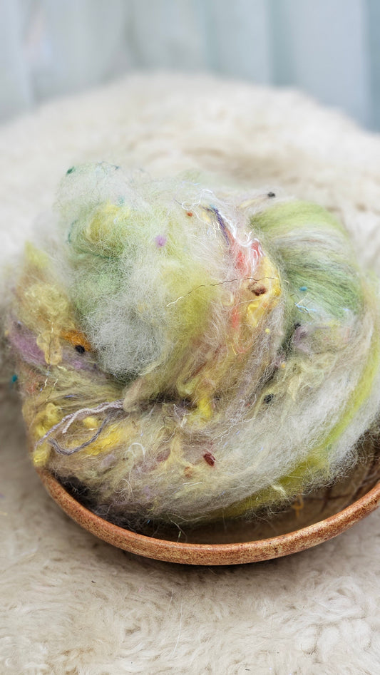 Luxe Layered Textured Art Batt - 028 - 2 ounces | 57 grams