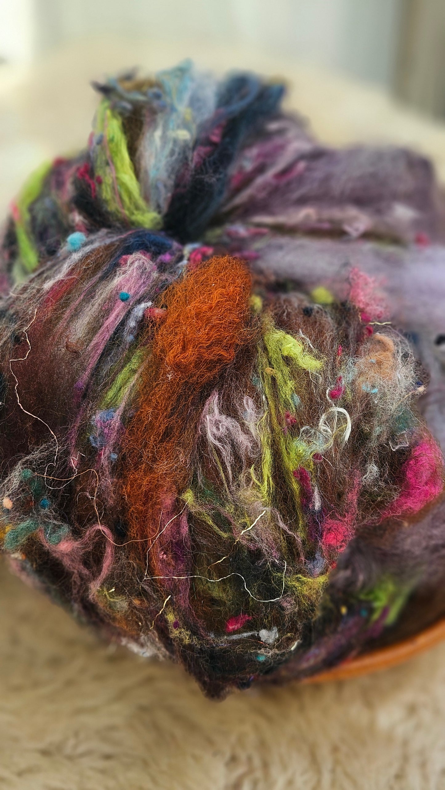 Luxe Layered Textured XL Art Batt - 256 - 4.0 ounces | 114 grams