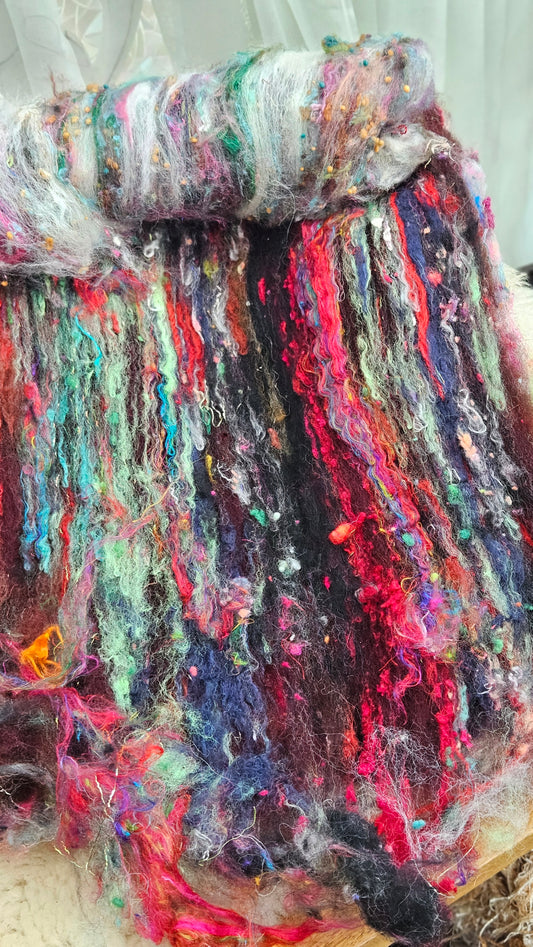 Luxe Layered Textured XL Art Batt - 242 - 3.7 ounces | 105 grams