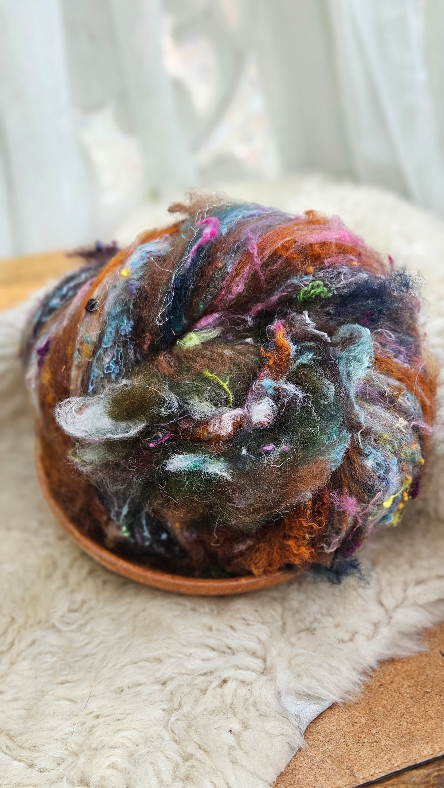 Luxe Layered Textured XL Art Batt - 240 - 4.0 ounces | 114 grams