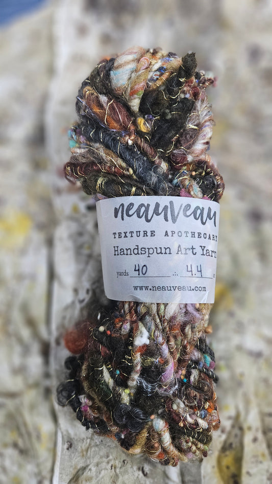 Handspun Bulky Art Yarn - Enchanted Forest Collection 10