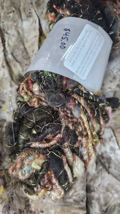 Handspun Bulky Art Yarn - Enchanted Forest Collection 01