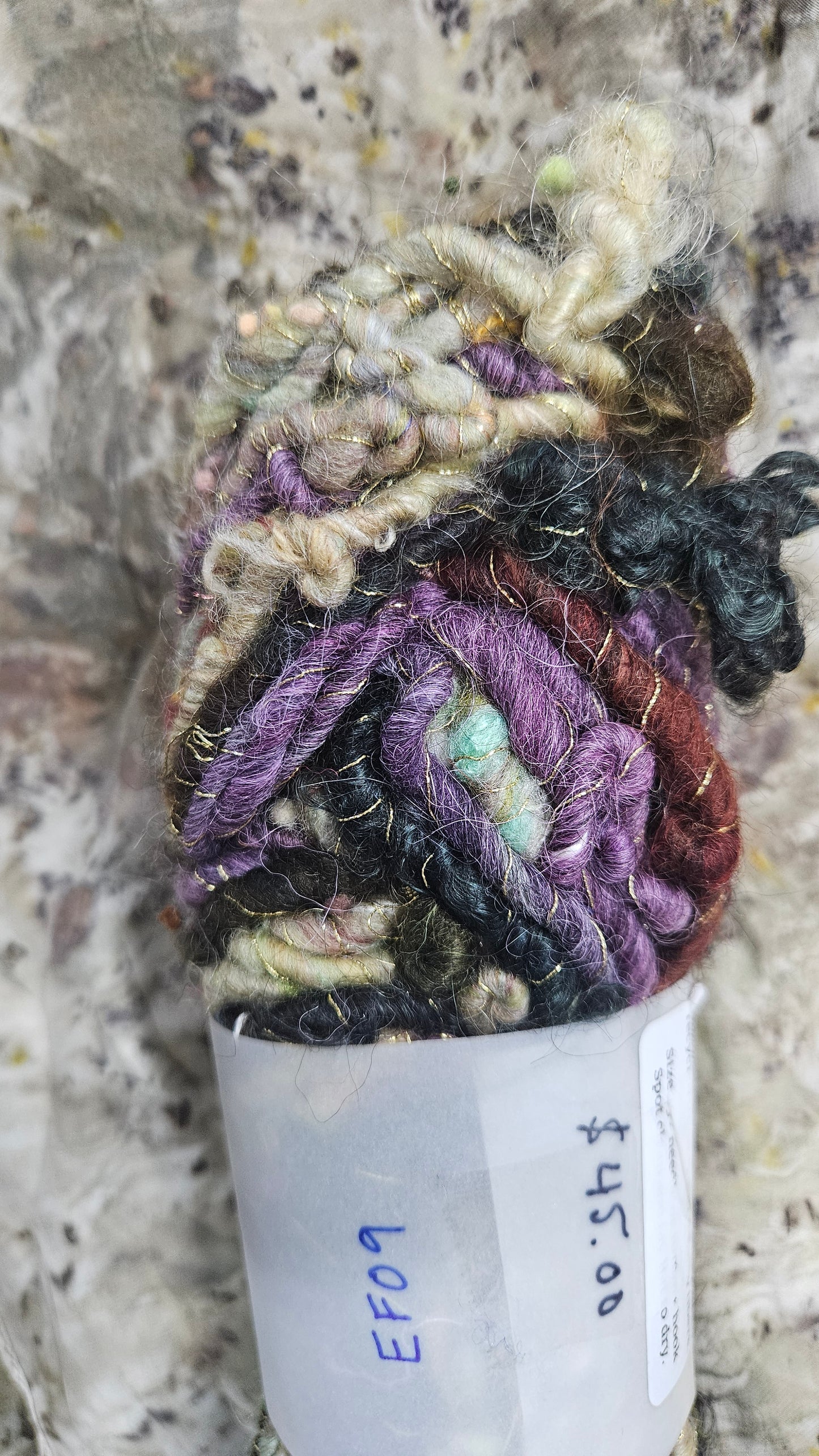 Handspun Bulky Art Yarn - Enchanted Forest Collection 09