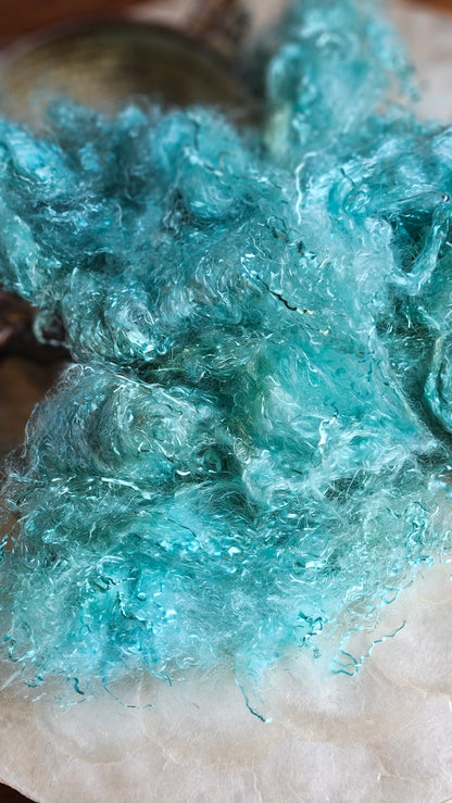 BROOKITE - eucalyptus crimp fiber for spinning, blending & felting - 2 oz | 57 g