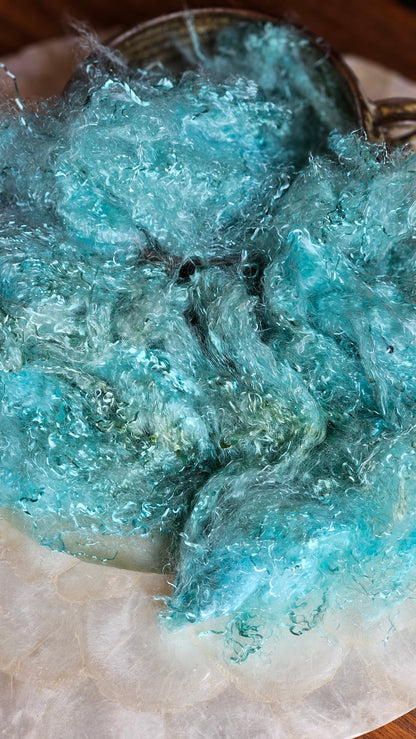 BROOKITE - eucalyptus crimp fiber for spinning, blending & felting - 2 oz | 57 g