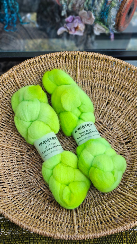 Voyageurs - hand dyed fine wool roving for felting and blending - 2 ounces | 57 grams