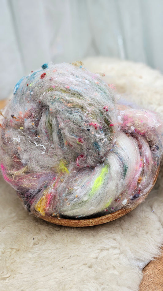 Luxe Layered Textured XL Art Batt - 204 - 3.7 ounces | 105 grams