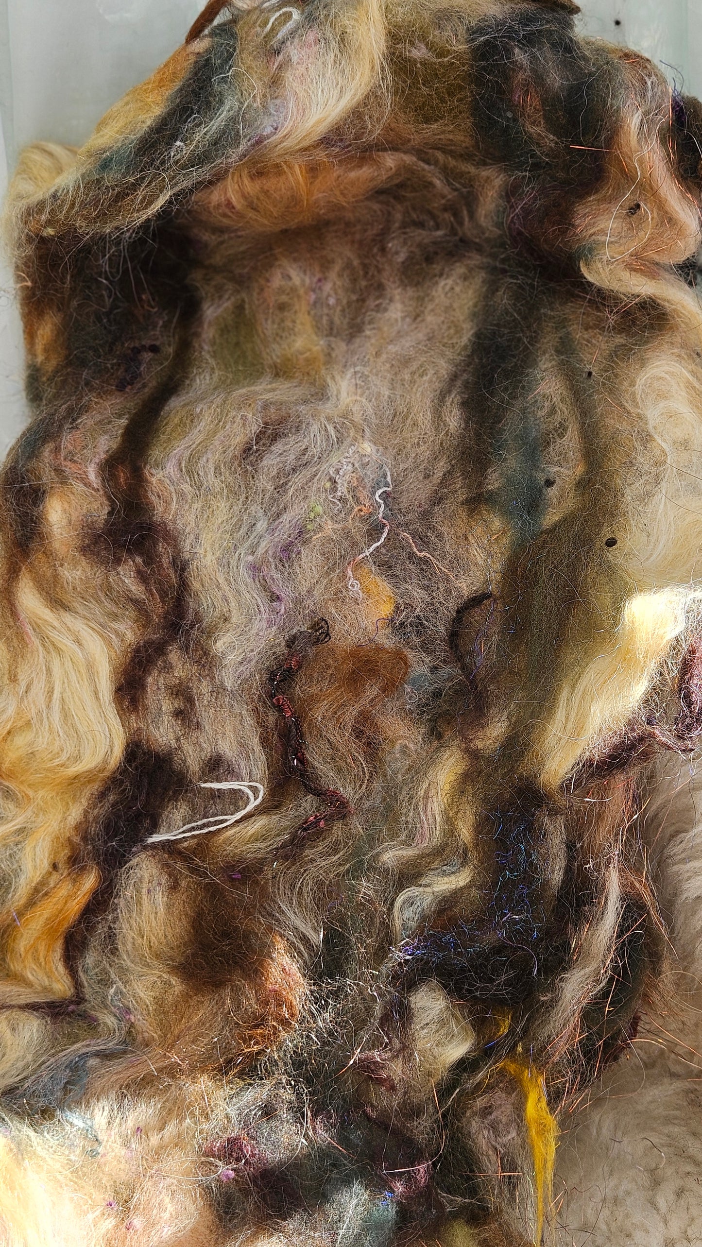 Luxe Layered Textured XL Art Batt - 229 - 3.7 ounces | 105 grams