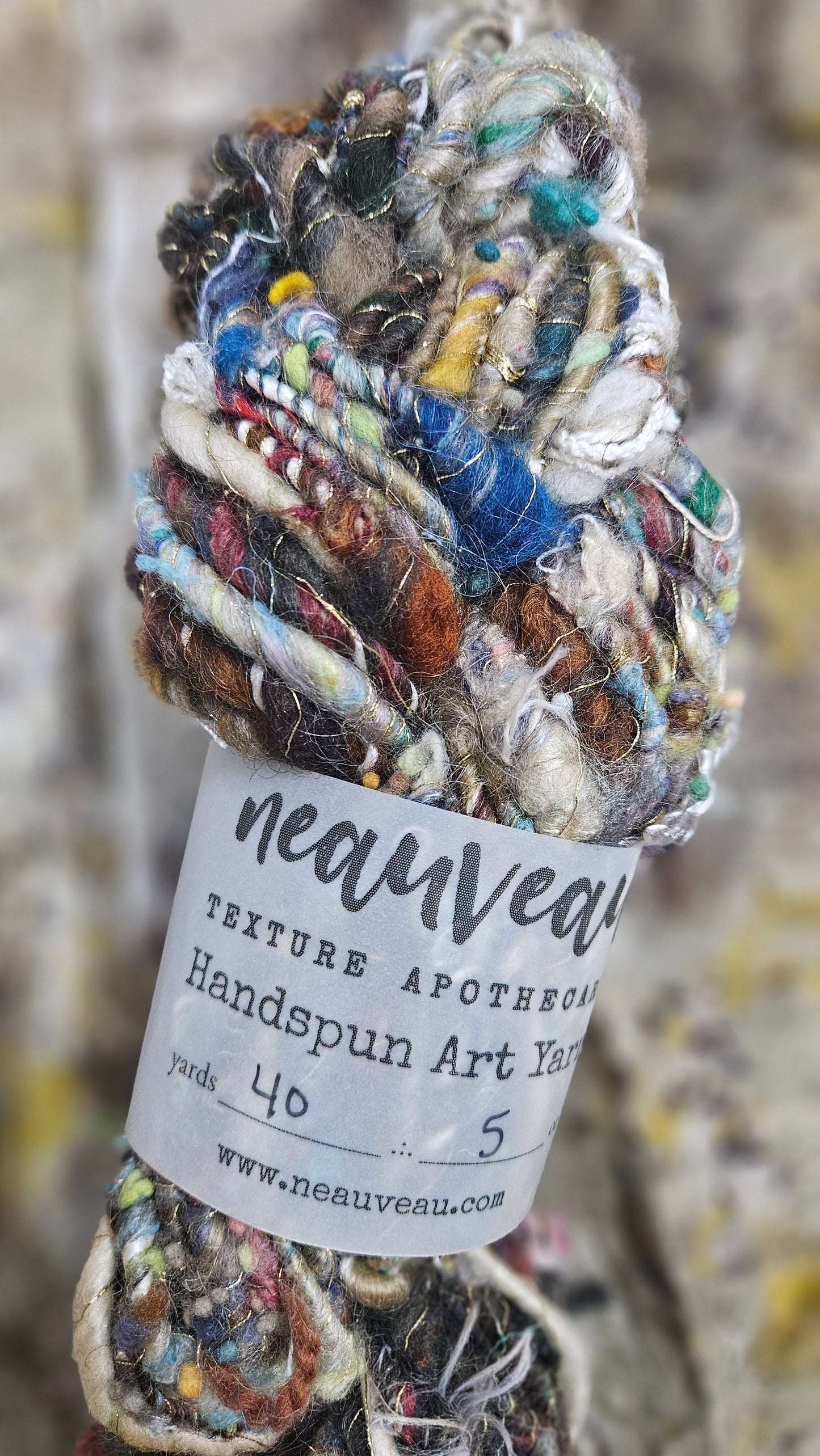 Handspun Bulky Art Yarn - Enchanted Forest Collection 07