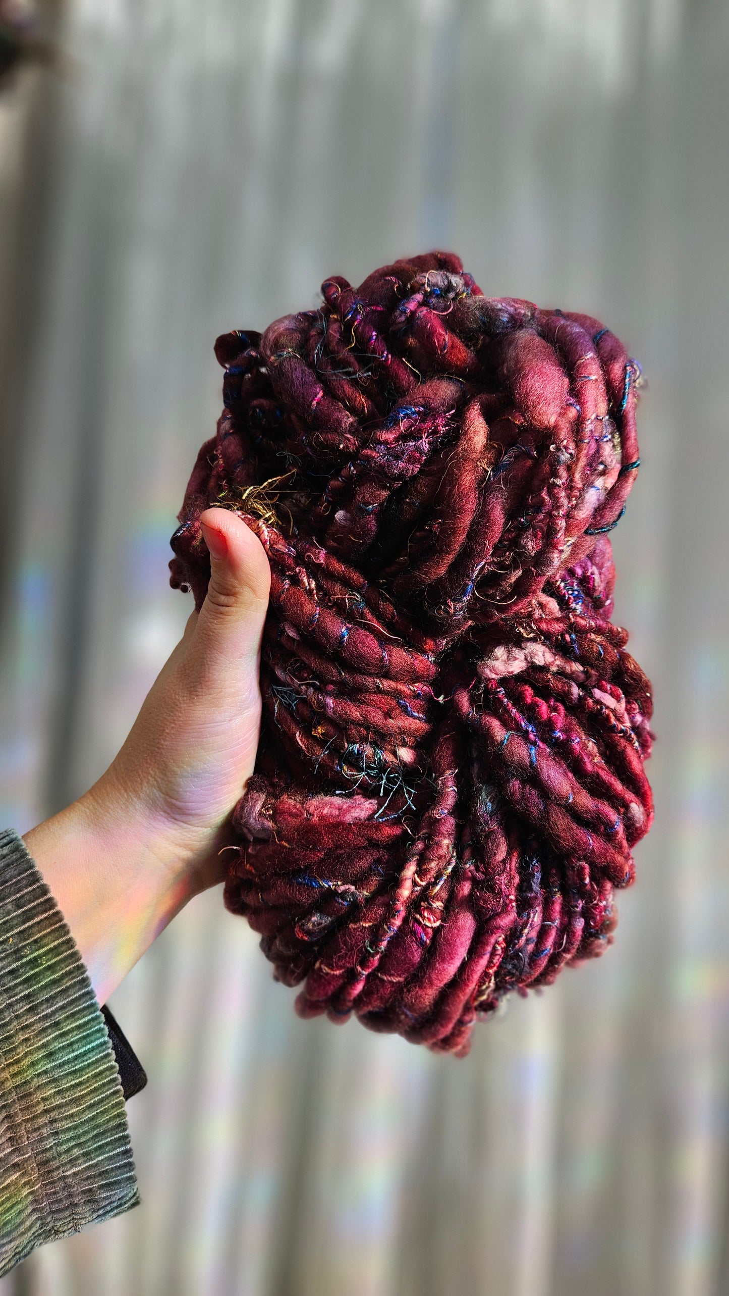 MOOR GALE - Bulky Handspun Art Yarn XL Skein - 54 yards | 6.8 ounces | 193 grams