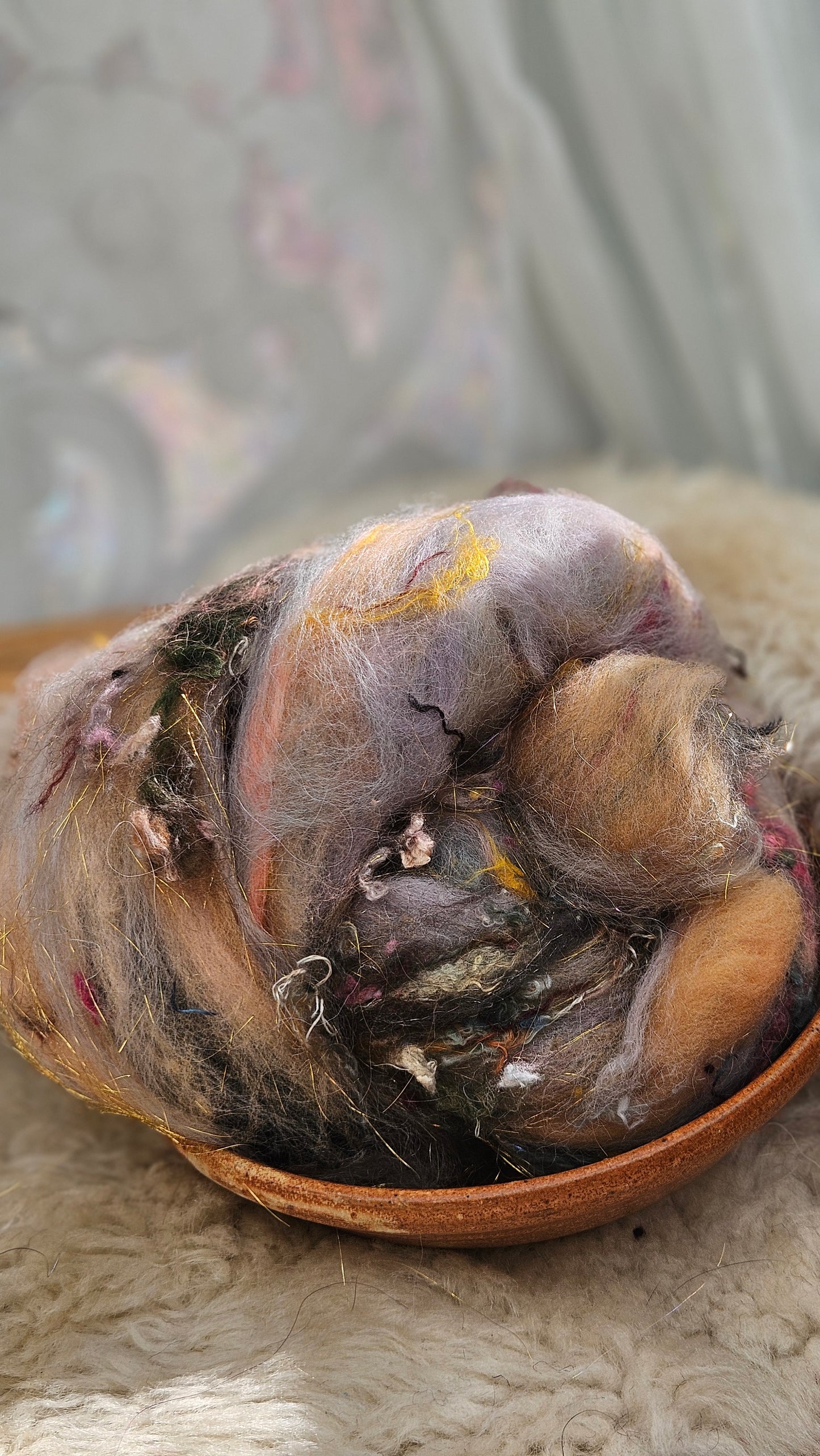 Luxe Layered Textured XL Art Batt - 234 - 3.2 ounces | 91 grams