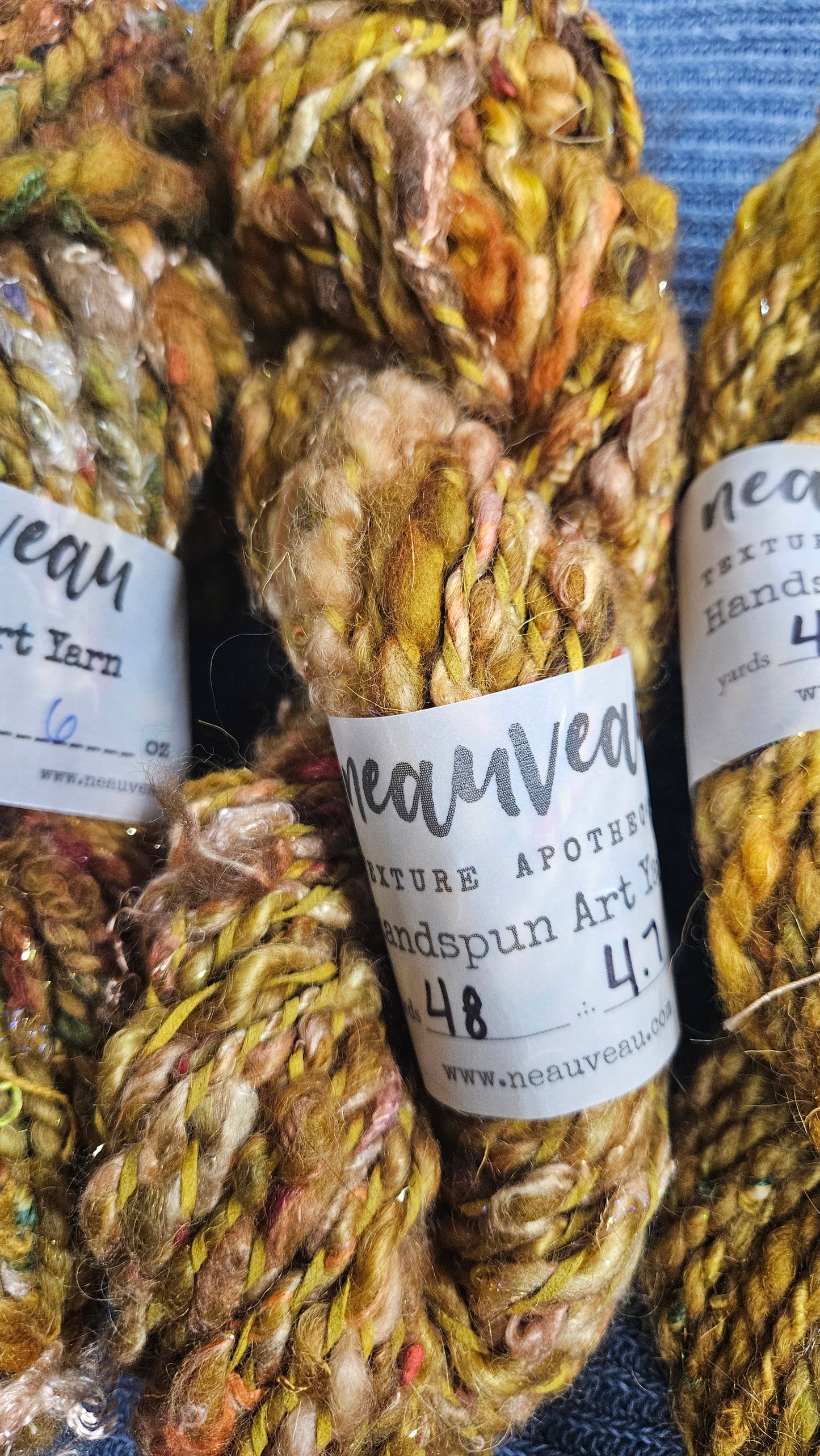 Handspun Yarn Lot - 3 Skeins Gildenberry