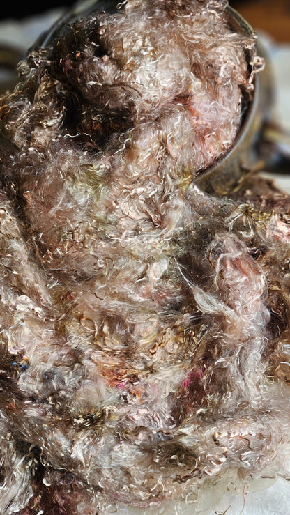 TAAFFEITE - eucalyptus crimp fiber for spinning, blending & felting - 2 oz | 57 g