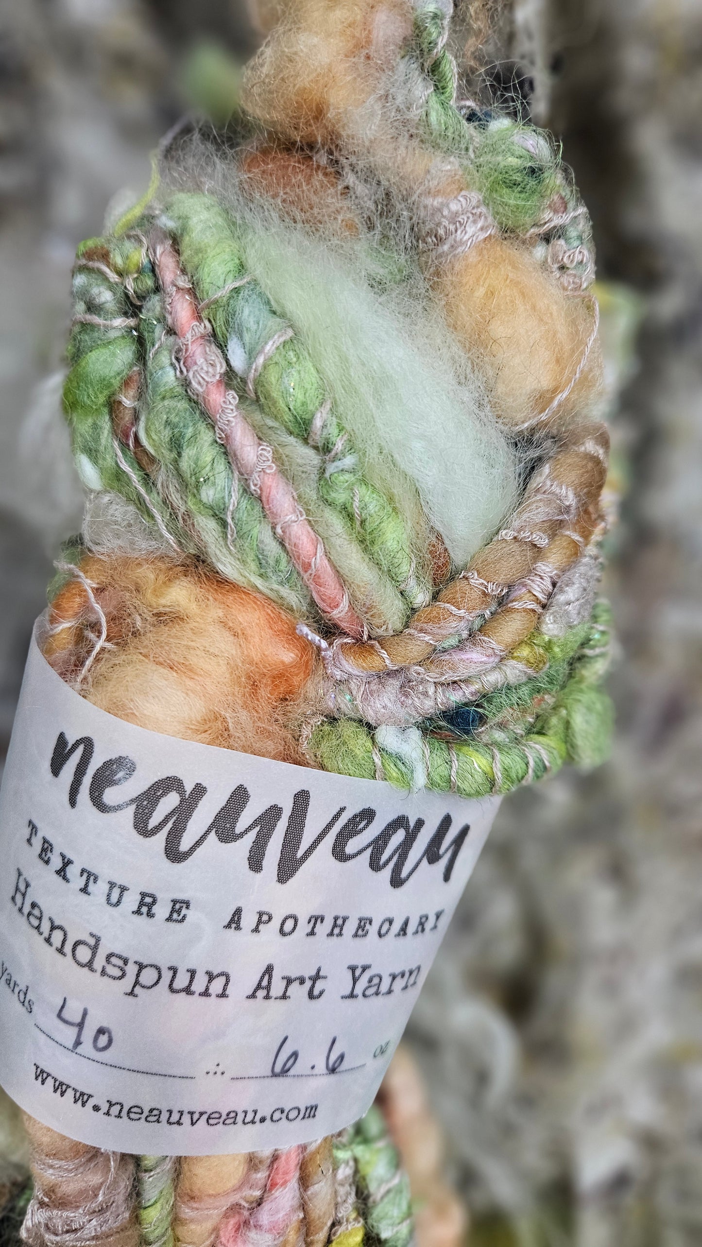 Handspun Bulky Art Yarn - Garden Party 03