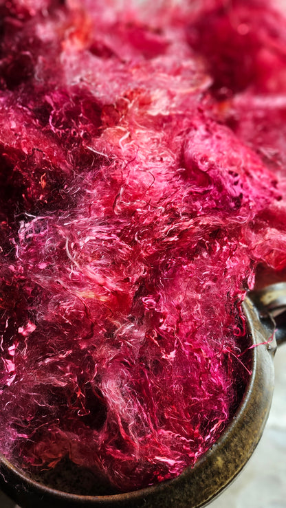 KUTNOHORITE - eucalyptus crimp fiber for spinning, blending & felting - 2 oz | 57 g